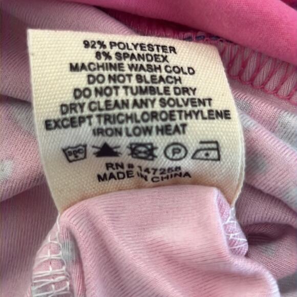 Simply Southern  Dog Print Double Hooded Pullover Top Pink  Woman Size Medium - Picture 10 of 12